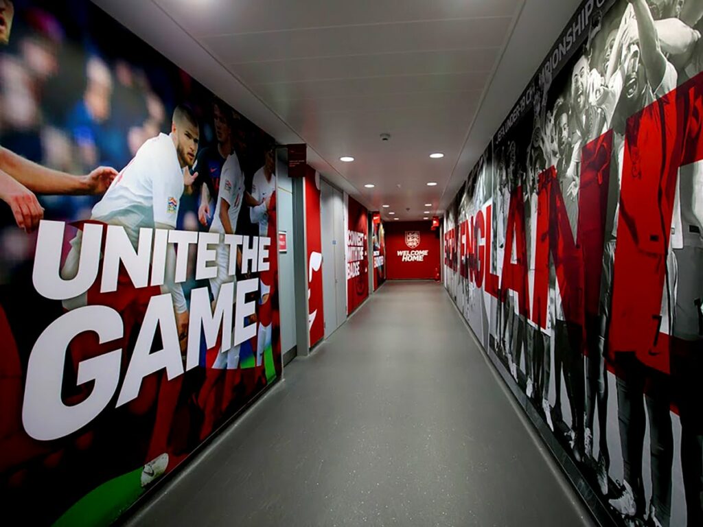 Unite The Game - England Football wall design